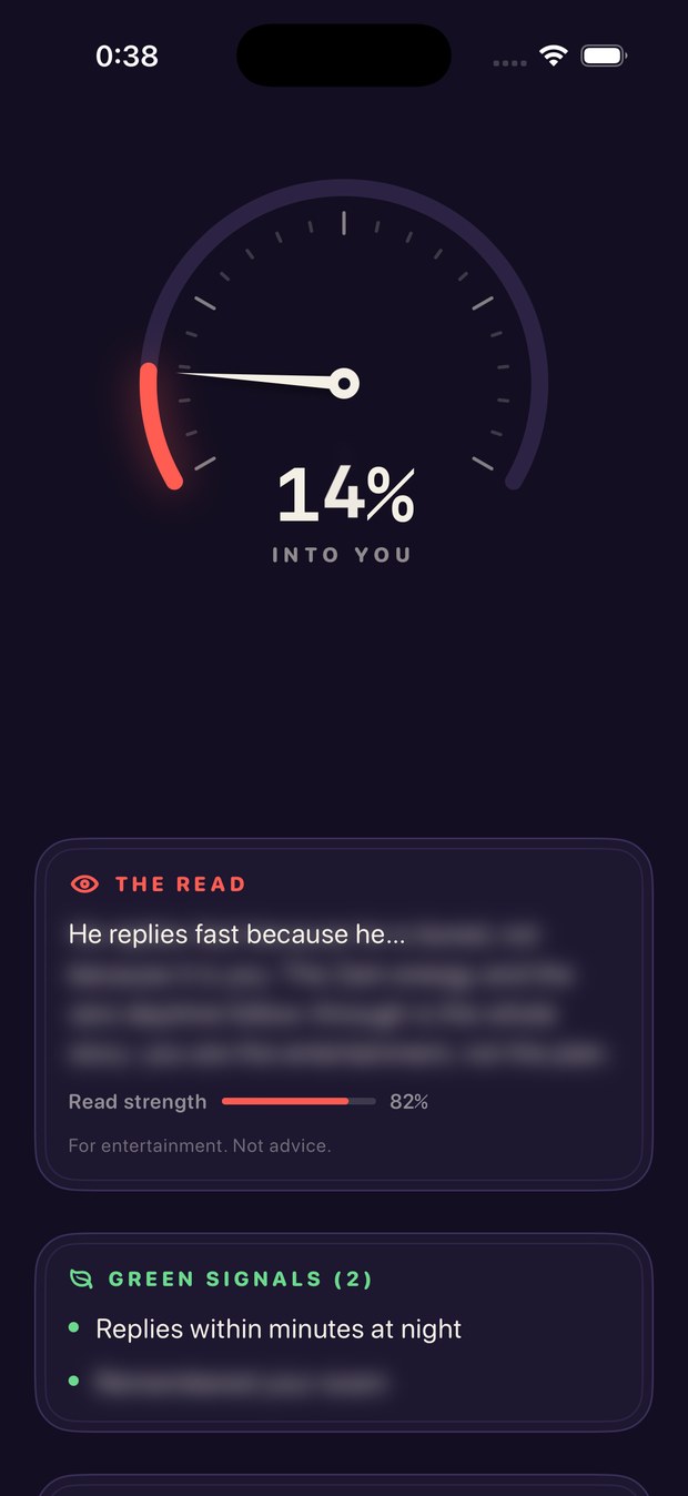 Delulu result dial