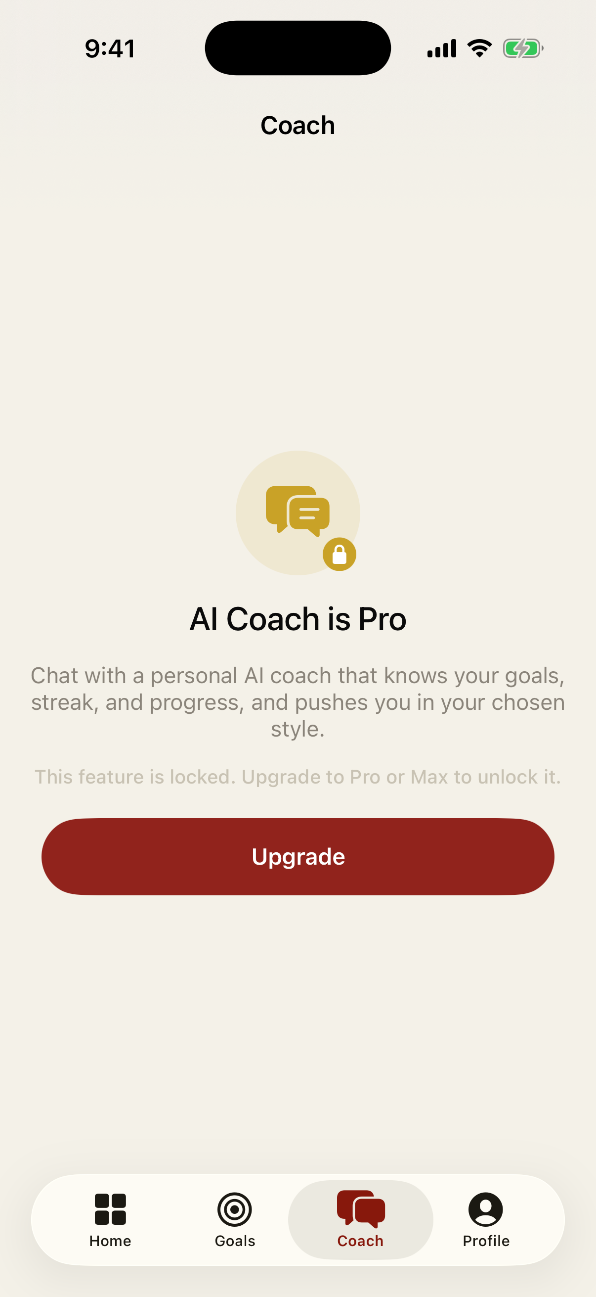 AI coach chat