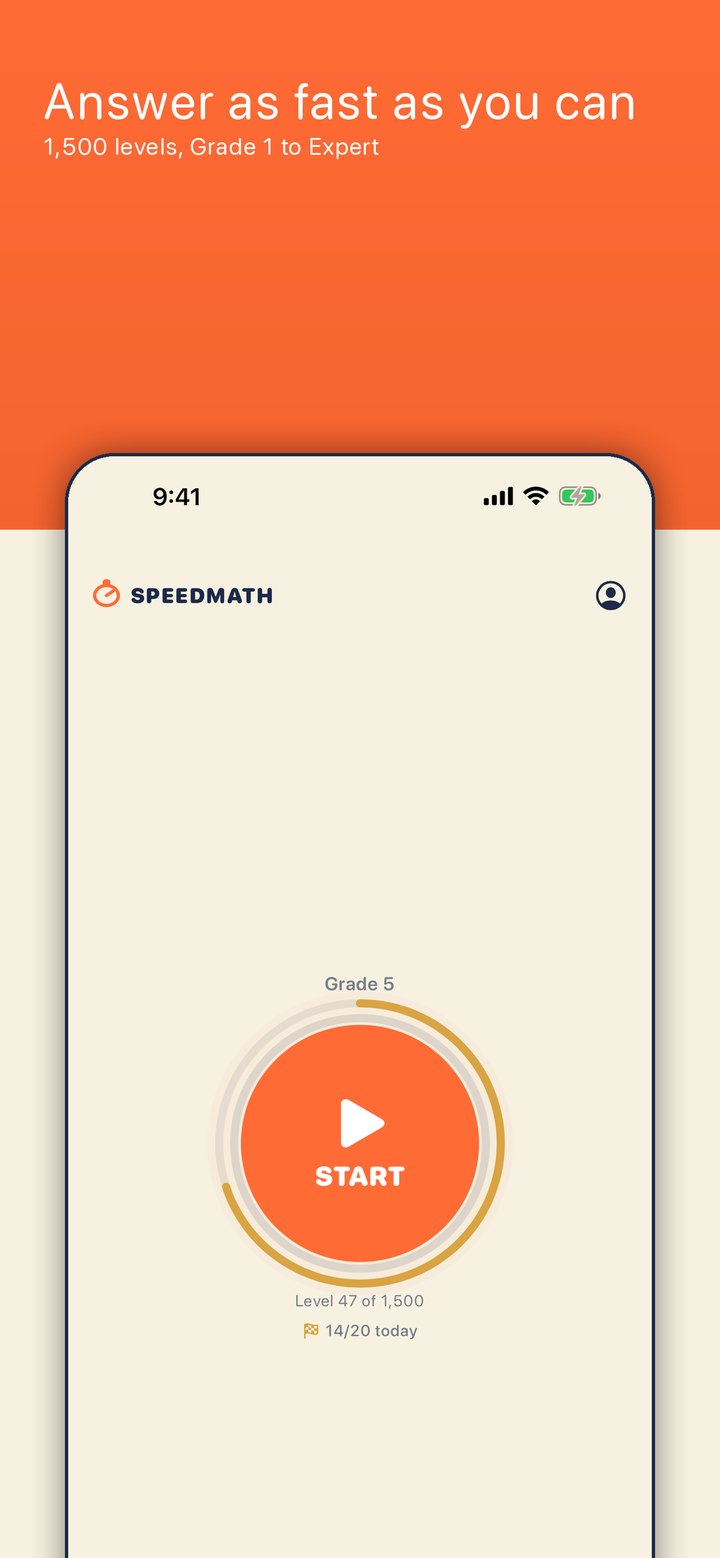 SpeedMath placement quiz finding your level