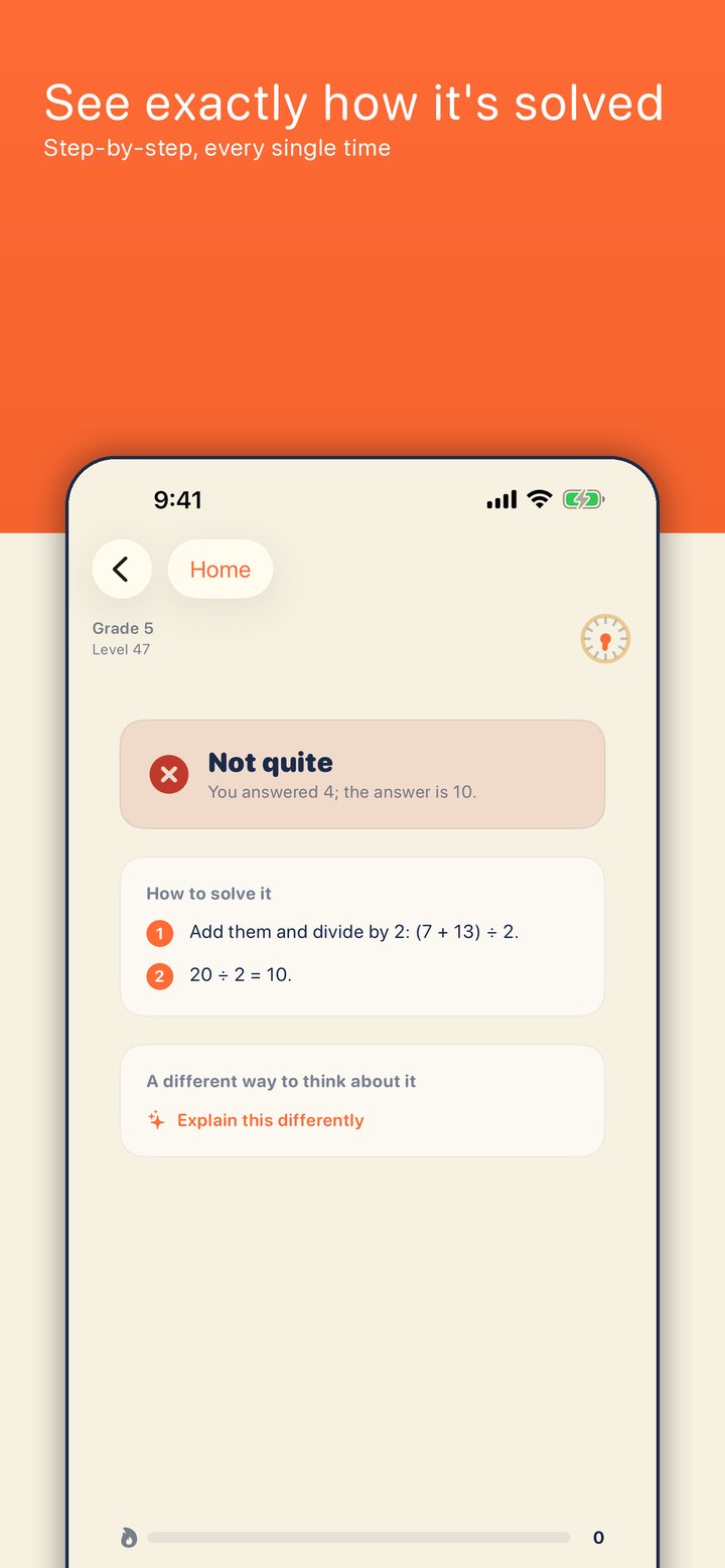 SpeedMath speed mode answering out loud