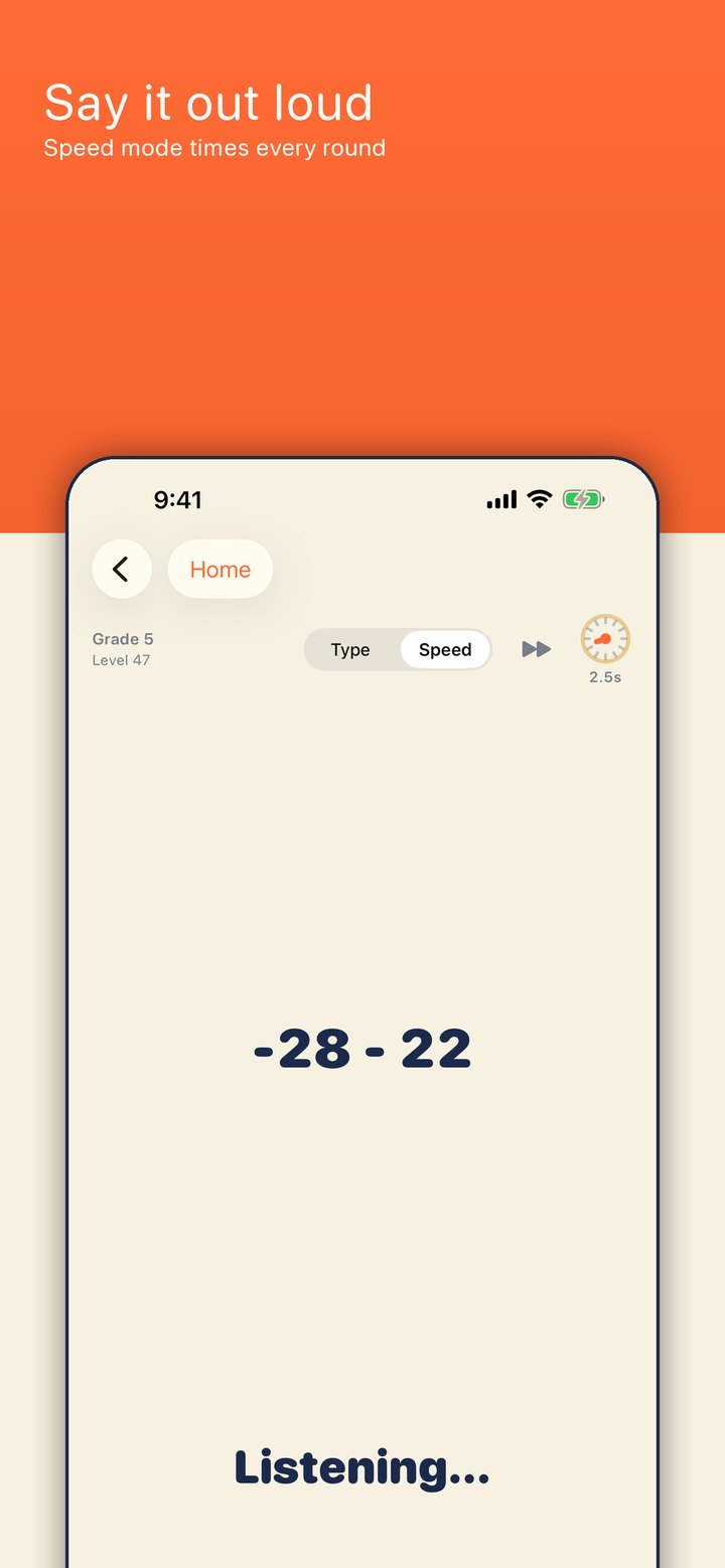 SpeedMath step by step explanation